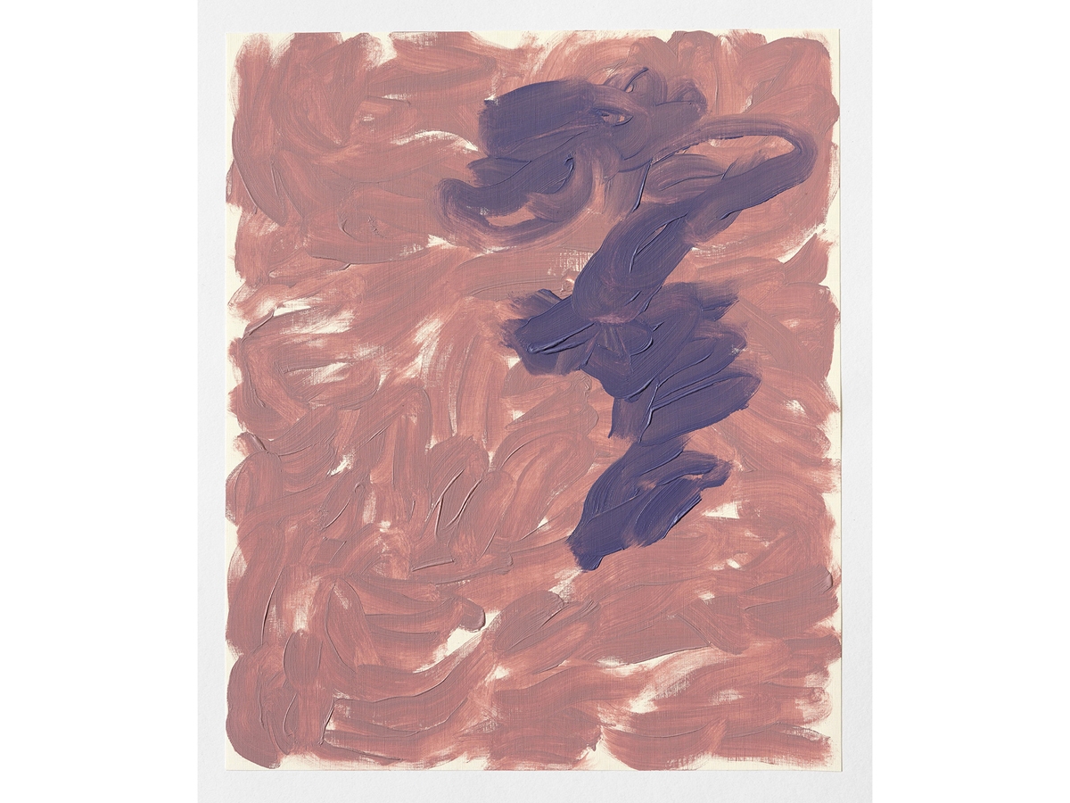 Christiane  Fuchs,,2013, Ölfarbe auf Papier, 60 x 50 cm