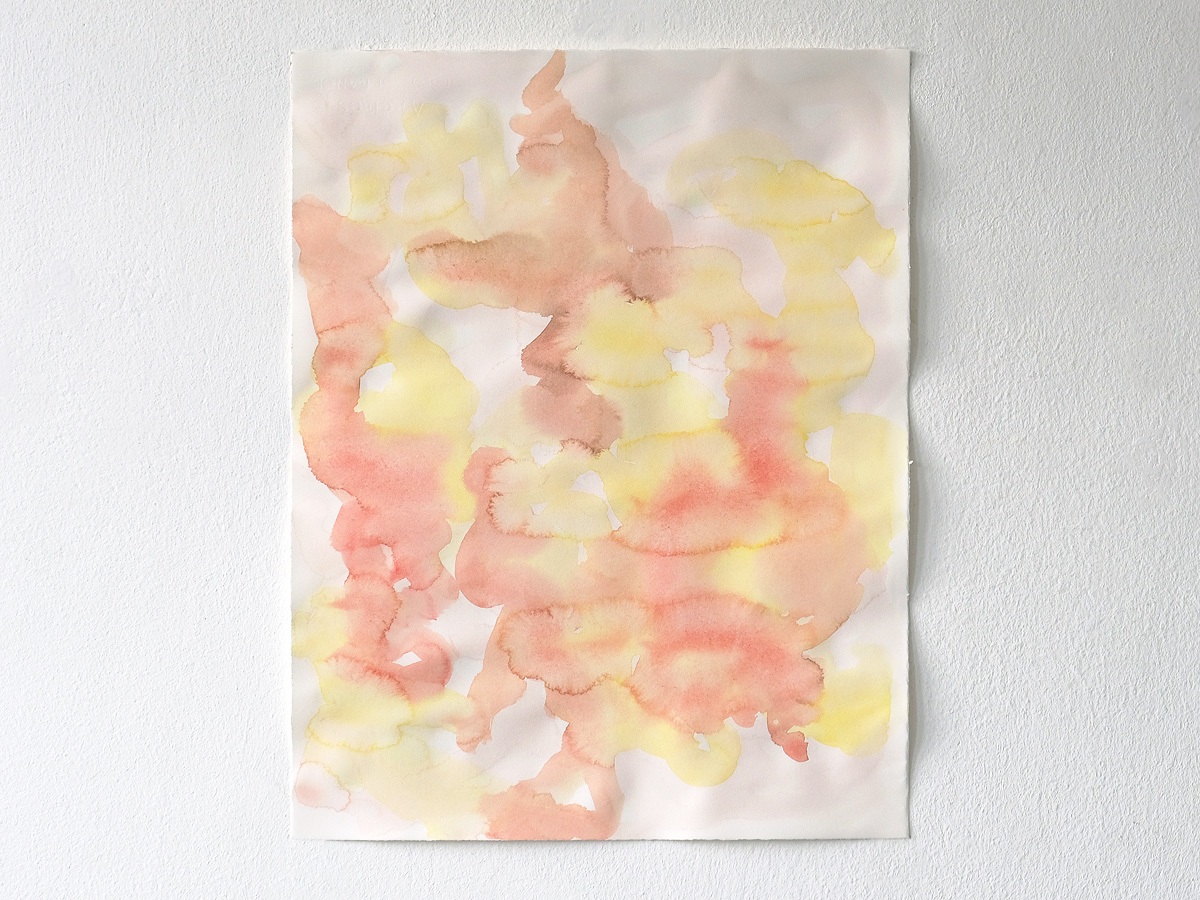 Christiane  Fuchs, 2021,  Wasserfarbe auf Papier, 49 x 38 cm